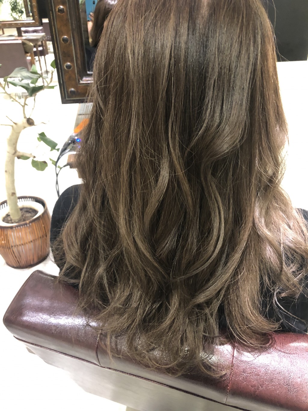 明るい白髪染 キャラメルベージュ ソイルアヴェダ Soil Aveda 静岡県沼津市の美容院 美容室 ヘアサロン ソイルアヴェダ Soil Aveda 静岡県沼津市の美容院 美容室 ヘアサロン